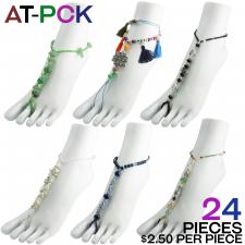 Fashion Anklet Toe Ring Bracelet 24pcs $2.50 Each