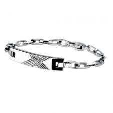 Stainless Steel ID Bracelet With Engraved Design