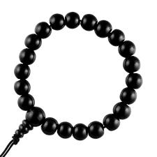Black Wood Prayer Bracelet