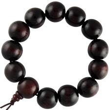 Dark Cherry Wooden Prayer Bracelet