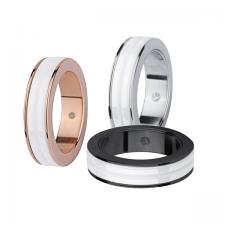 stainless steel and ceramic ring 