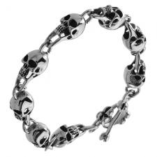 Wholesale Skull Bracelet in Steel