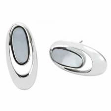 Gorgeous Stainless Steel Earrings with Shell Center -- 2 Colors To Choose From 