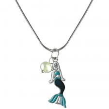 Fashion Necklace W/ Mermaid & Sea Life Charms