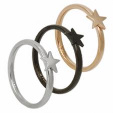 Stainless Steel Star Ring 