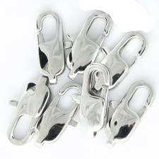 16MM - Stainless Steel Lobster Claw Jewelry Part - 12pcs