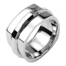 Large Stainless Steel Ring With Spinning Center