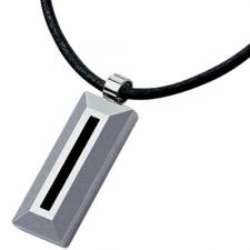 Tungsten Pendant with Leather necklace