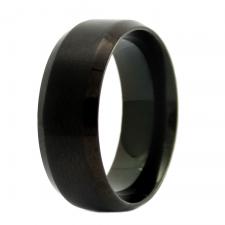 Stainless Steel Matte Black PVD Ring
