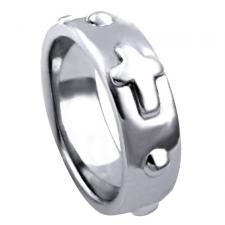 Stainless Steel Roseary Ring
