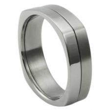 Stainless Steel Square Shaped Ring