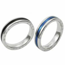 Stainless Steel Ring With Hope, Love and Peace Engraved