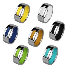 Very Sporty ACTIVE Line Stainless Steel And Silicone Ring