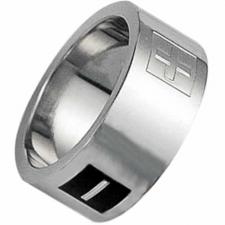 Stainless steel Plus and Minus Design ring 