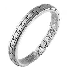 Stainless Steel Link Magnetic Bracelet (8.5 IN)