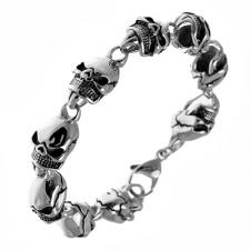 Stainless Steel Skull bracelet