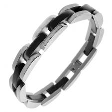 Wholesale Black and Steel Bracelet