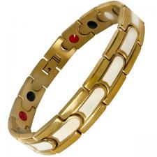 Stainless Steel Gold pvd Magnetic Bracelet