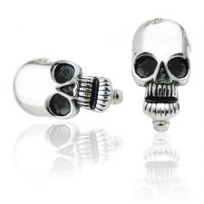 Skull Cuff-Links in Stainless Steel