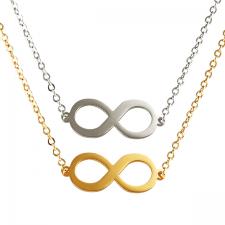 stainless steel infinity Necklace 
