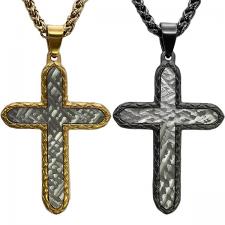 Stainless Steel Cross Pendant w/ Chain