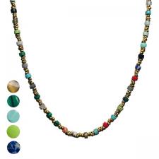 Stainless Steel Rondelle Bead Necklace