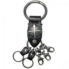 Key Chain with Cross Coin