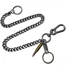 Long Key Chain with Bullet Charm