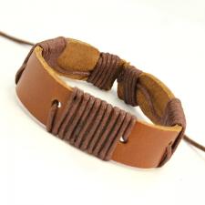 Brown Bracelet with Center Vertical Patterns
