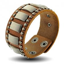 Light Brown Leather Bracelet