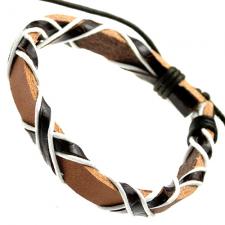 Black or Brown Leather Bracelet