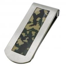 Money Clip with Camouflage Pattern