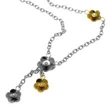 Jeweled Flower Necklace