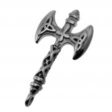 Celtic Ax Pendant in Stainless Steel