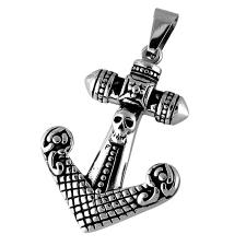Stainless Steel Anchor Pendant 