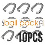 Stainless Steel Bail Package for Pendants - Contains 10 pcs.
