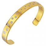 Stainless Steel Bangle - With Modern Design!