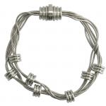 Elegant Stainless Steel Bracelet With Magnetic Closure
