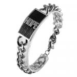 Stainless Steel Bracelet with Black PVD