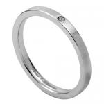 Stainless Steel Ring With Diamond