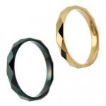 Tungsten Ring with Diamond Cut Design