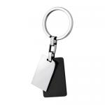Stainless Steel And Black PVD Keyring Accesory