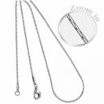 Stainless Steel Necklace-- 1.1mm Wide