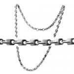 Stainless Steel Link Necklace (30 IN)