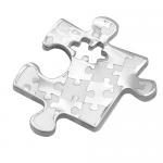Autism Cause Stainless Steel Puzzle Pendant