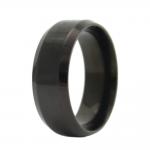 Stainless Steel Shiny Black PVD Ring
