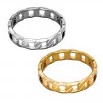 Stainless Steel Oval Link Ring