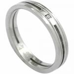 stainless steel ring with diamond
