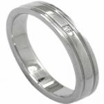 wholesale stainless steel and diamond ring 