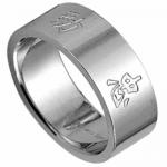 Stainless Steel ring - The 5 elements